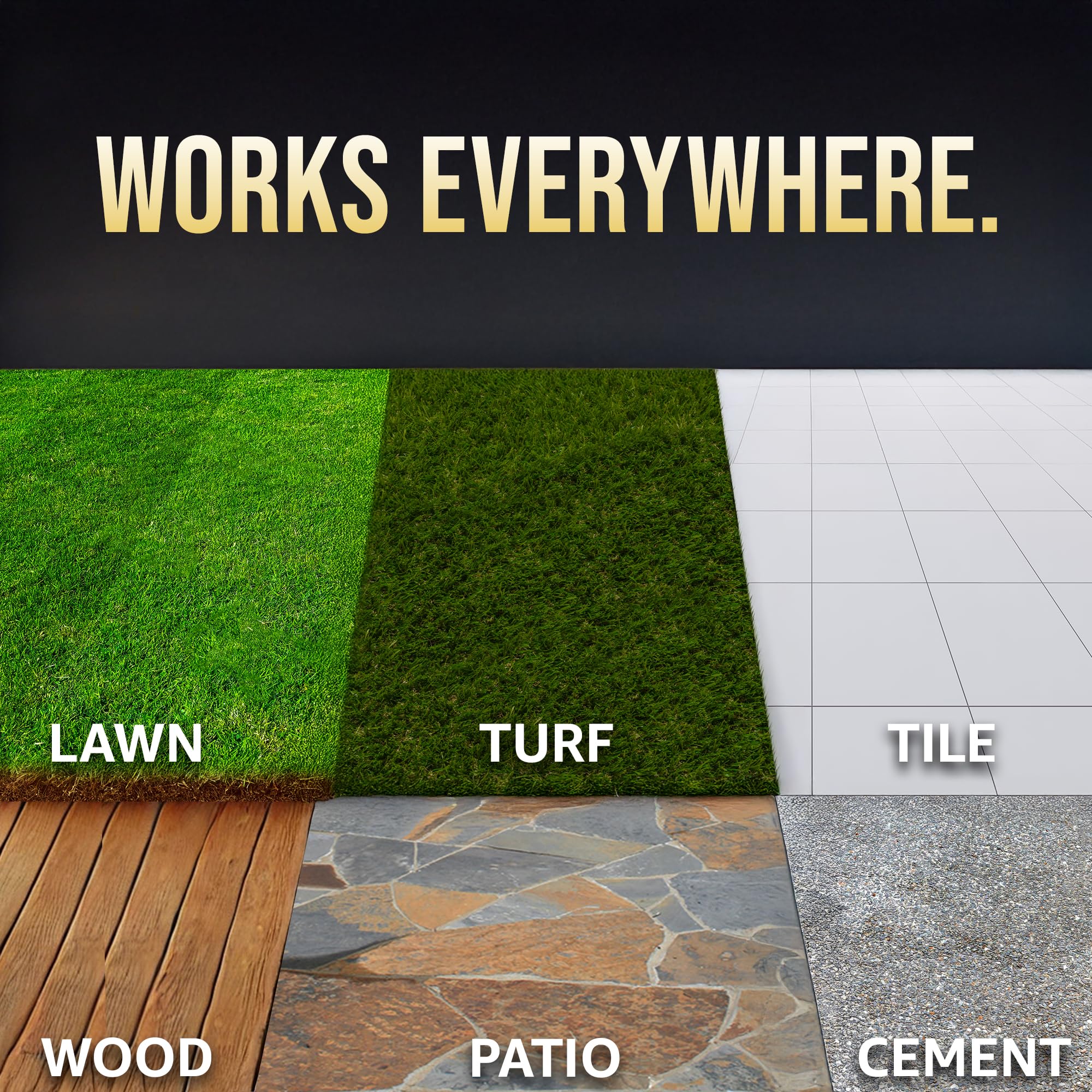 Paws and Play outdoor-patio-cleaner demonstrates broad-use for yards and outdoor spaces.