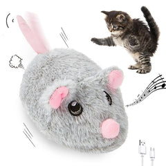 Pawsayes cat toy moving mouse—realistic model sparks curiosity and interactive play.