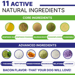 Pawsential Advanced Hemp Calming Treats two 120 ct jars provide large-dog supply