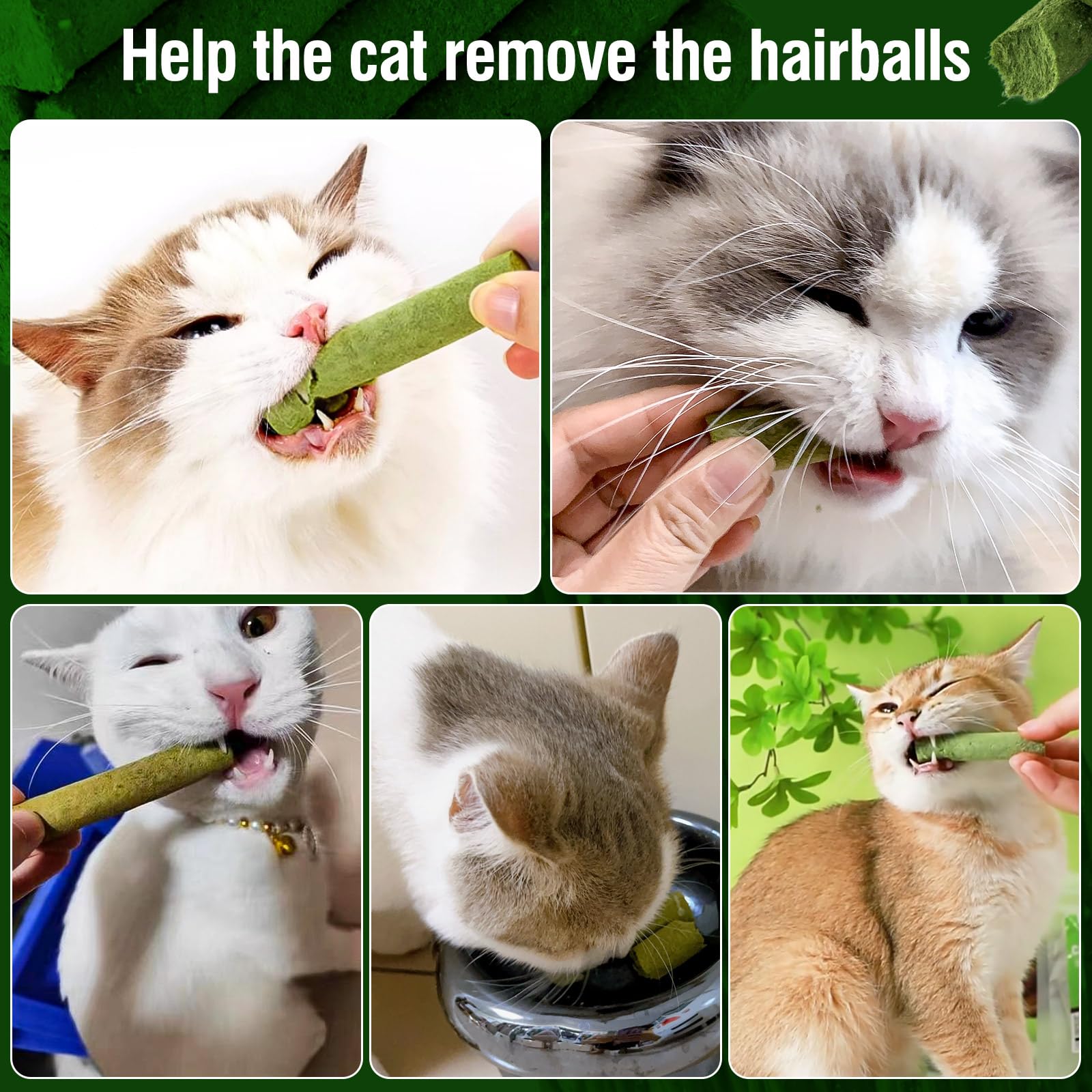 PawsGear Cat Grass Teething Stick catnip-toy vibe suggests multi-sensory play