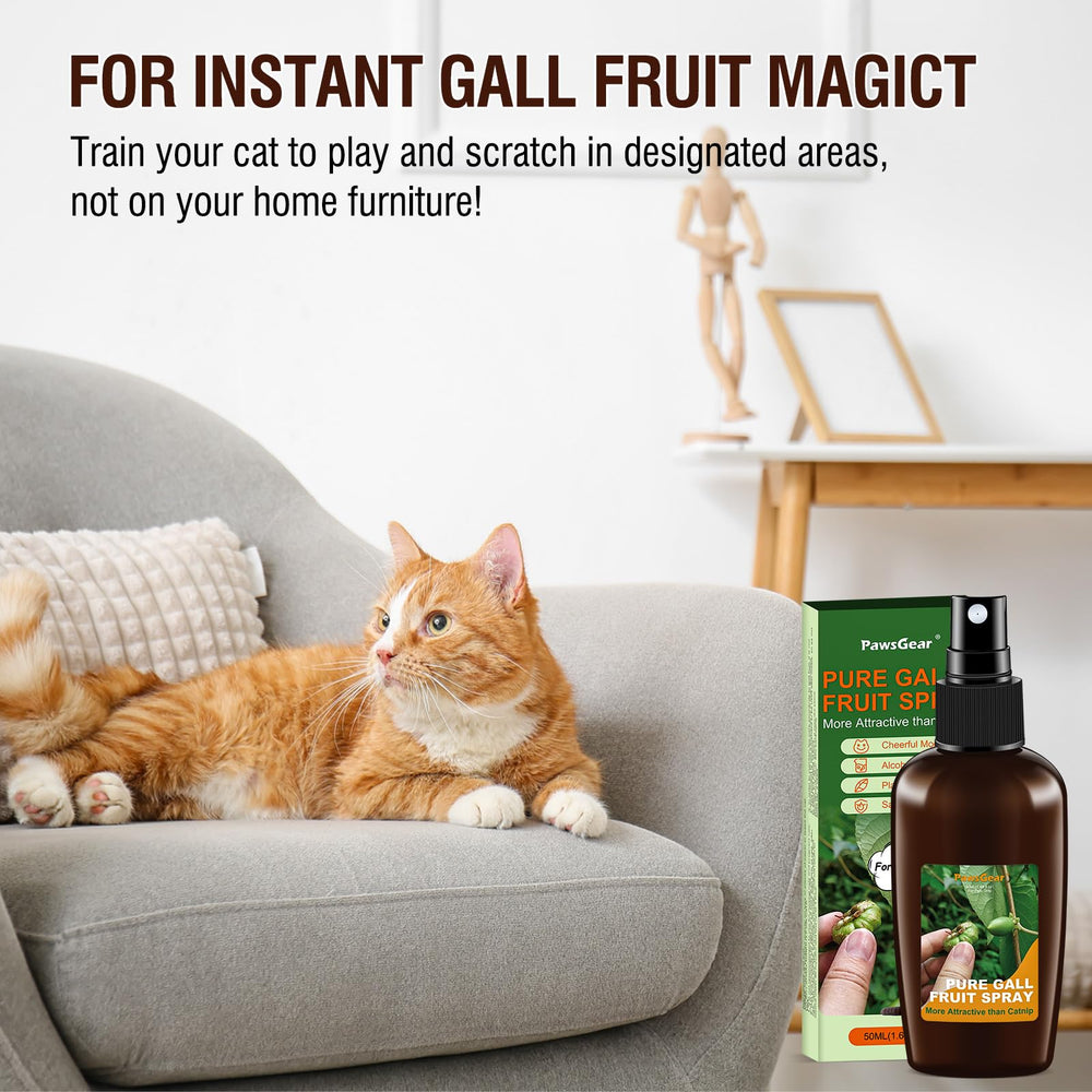 PawsGear spray being spritzed to invite sniff-and-play rituals.