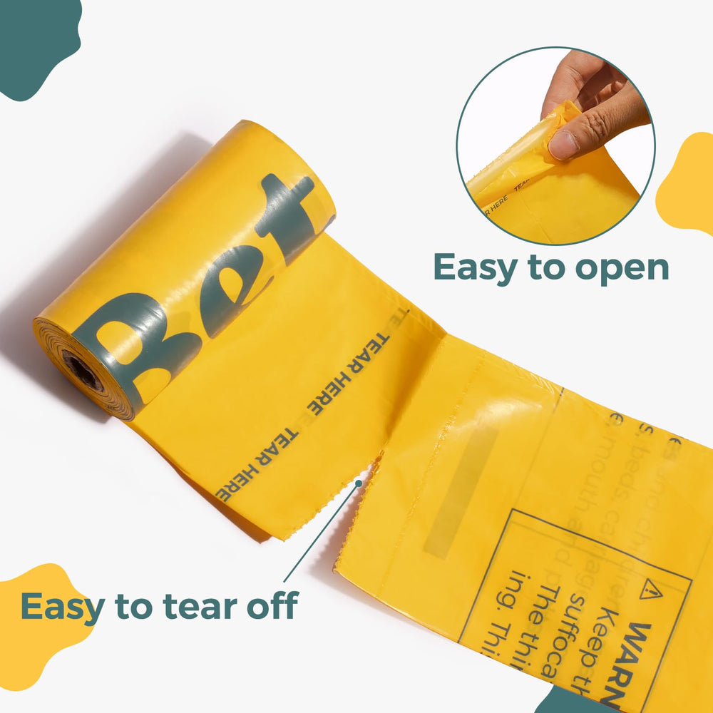 PAWSHOLIC bags fit standard dispensers for convenient cleanup
