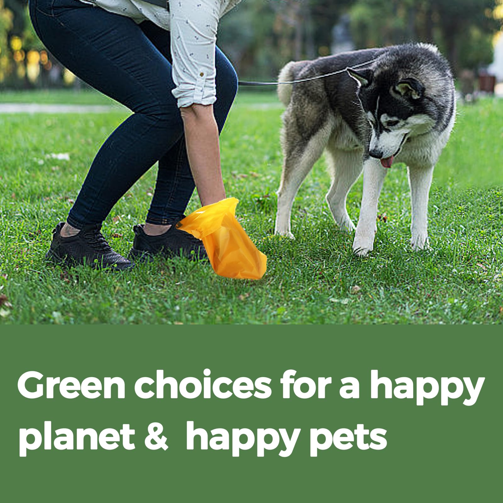 PAWSHOLIC extra thick leak-proof bags for mess-free cleanup