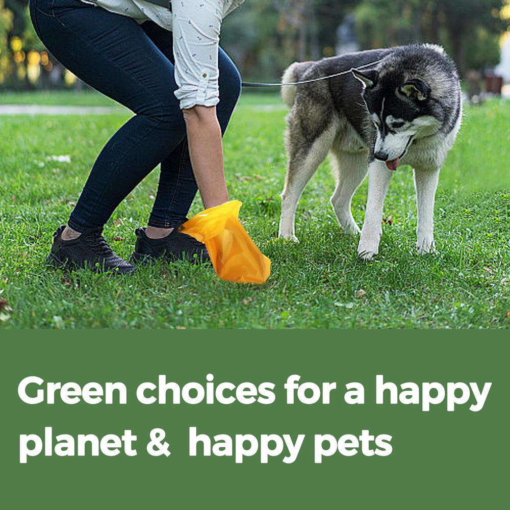 PAWSHOLIC extra thick leak-proof bags for mess-free cleanup