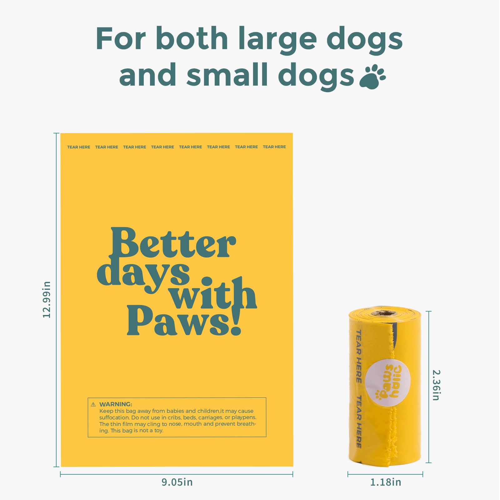PAWSHOLIC odor-locking feature helps minimize outdoor smells