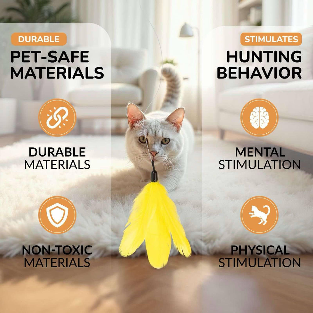 PAWSITIVE bonding-playtime cat toy highlighting shared activity