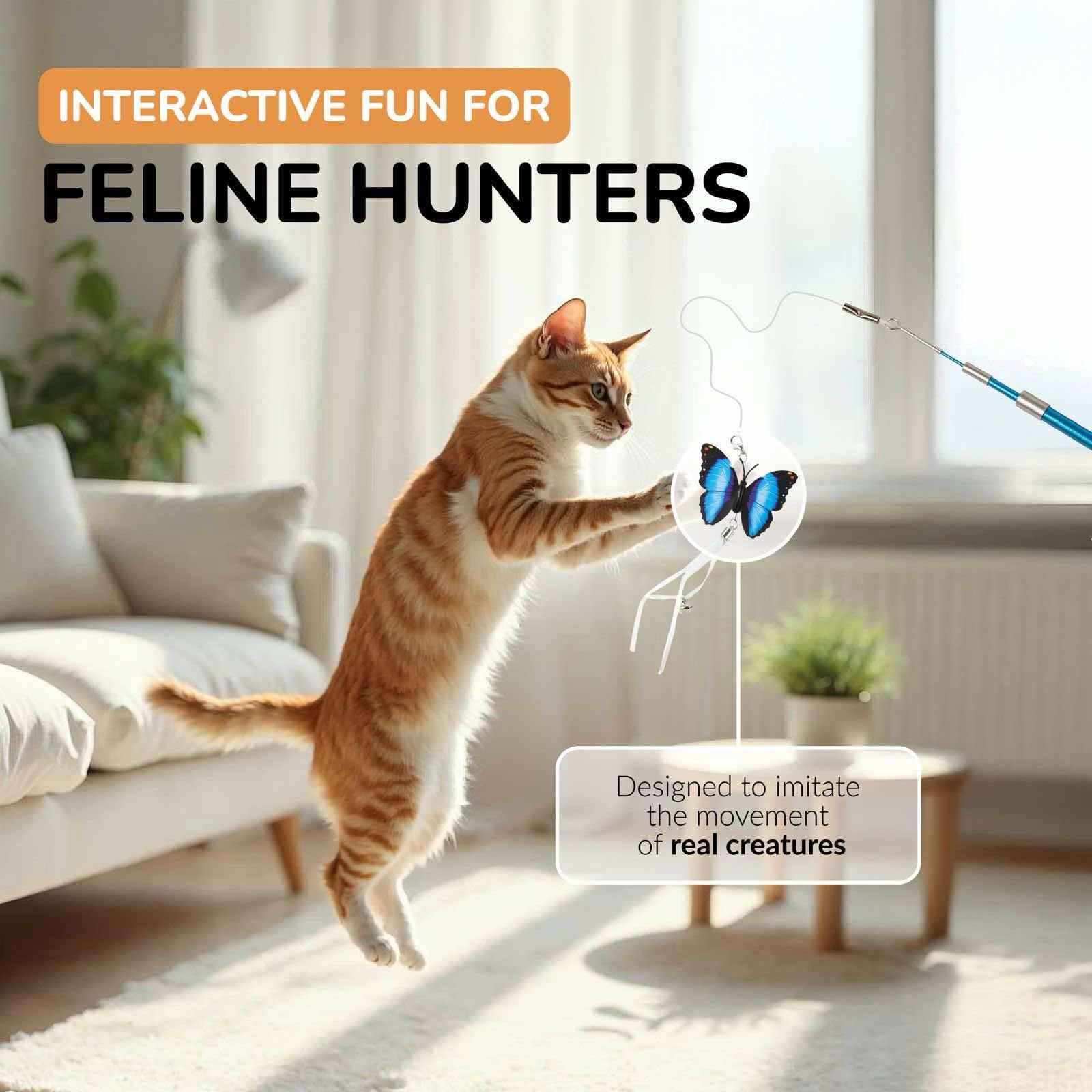 PAWSITIVE indoor exercise cat toy designed for small spaces