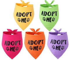 Pawskido Adopt Me Bandana sized for medium to large dogs.