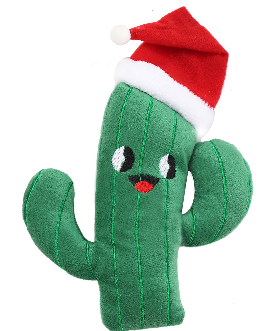Pawskido cactus dog squeaky toy showcases the cactus shape for engaging playtime.
