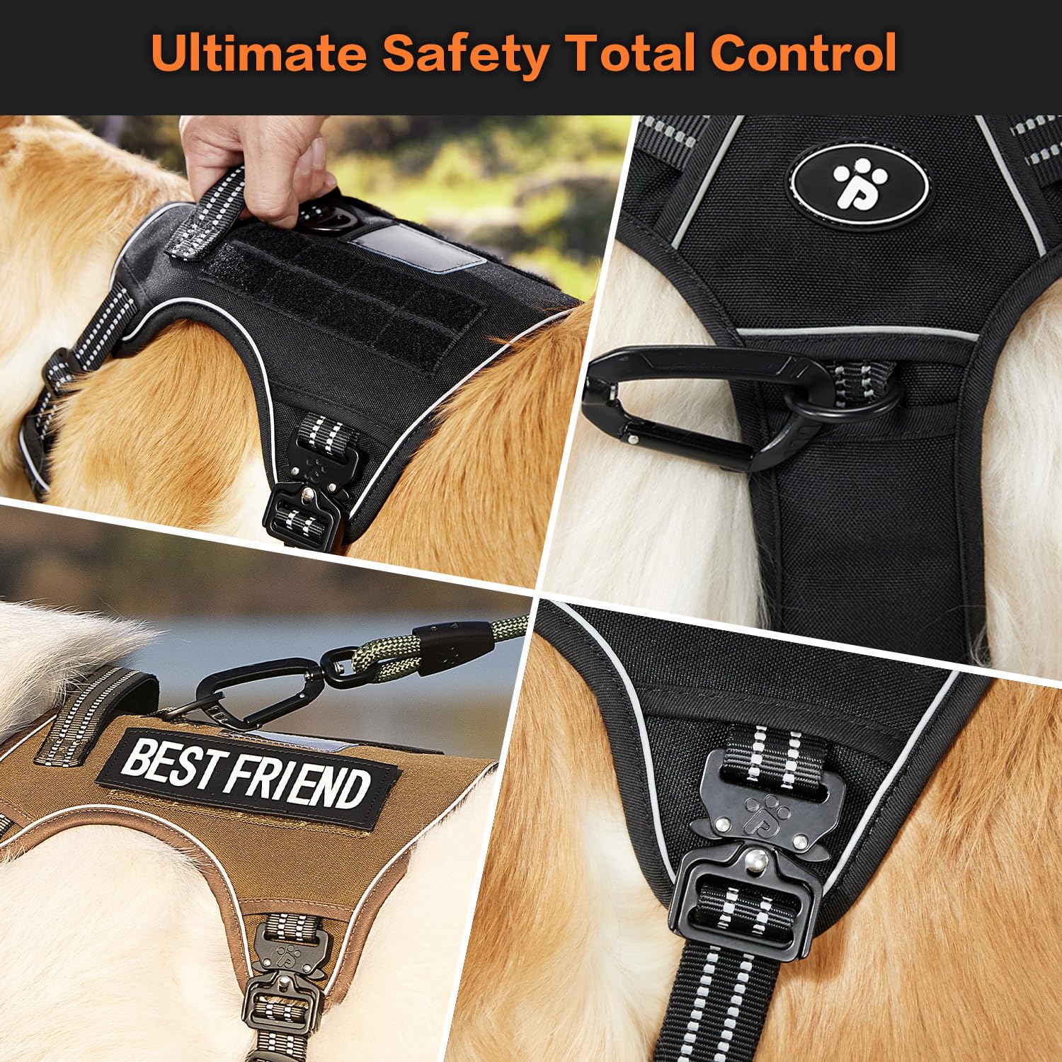 PAWS PASSION universal size fits S to XL for versatile breed coverage.