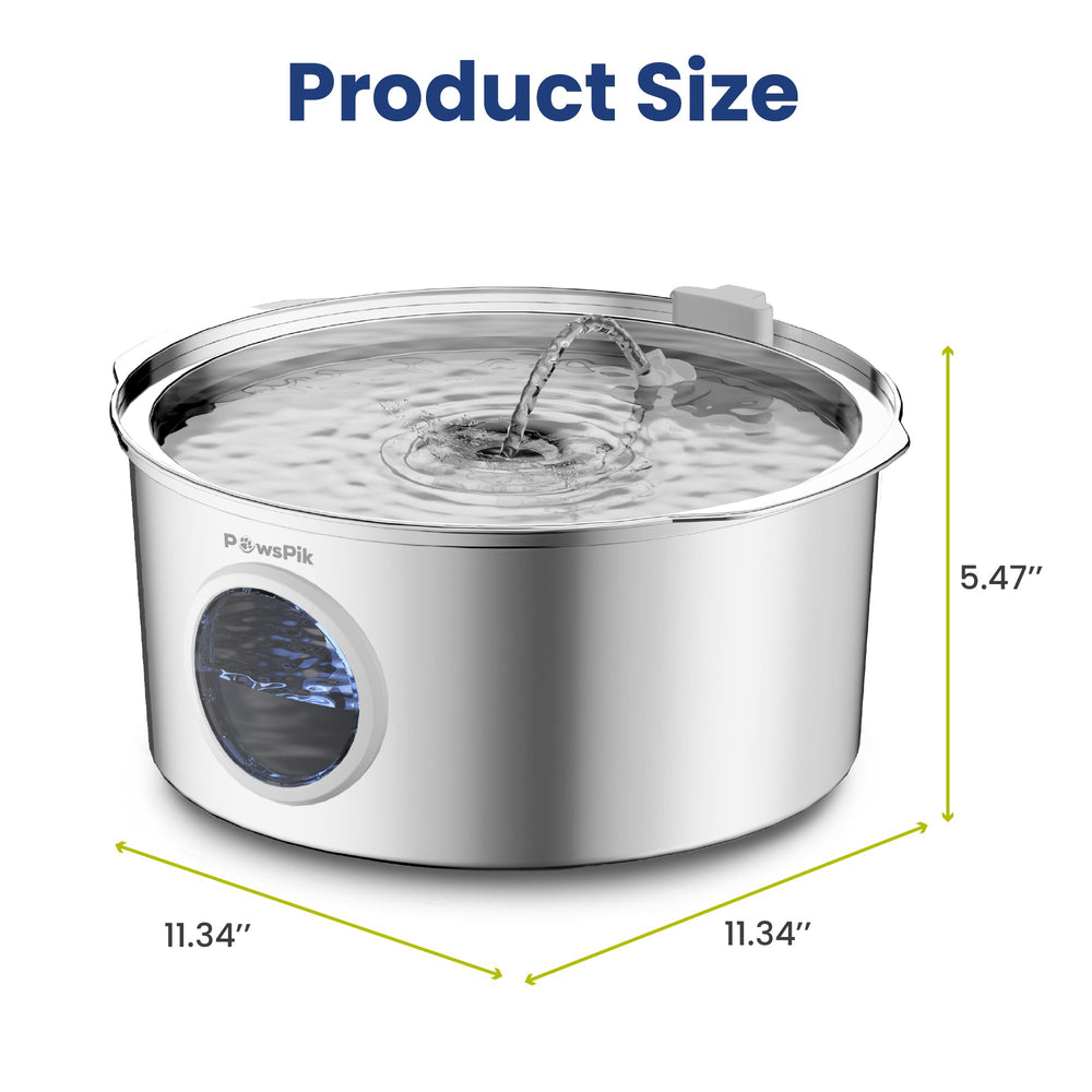PAWSPIK PawsPik 5-layer filtration delivers clean, filtered water quietly