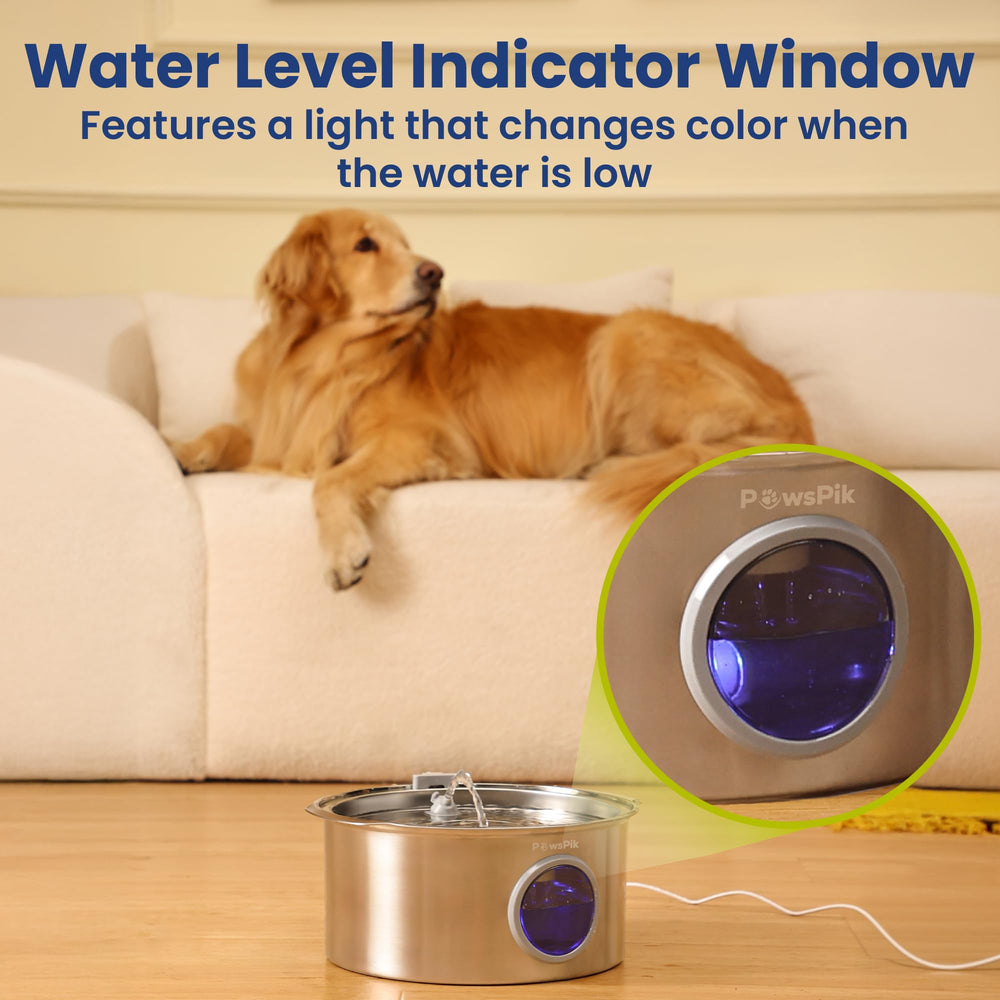 PAWSPIK PawsPik angled spout enables comfortable drinking for dogs of different sizes