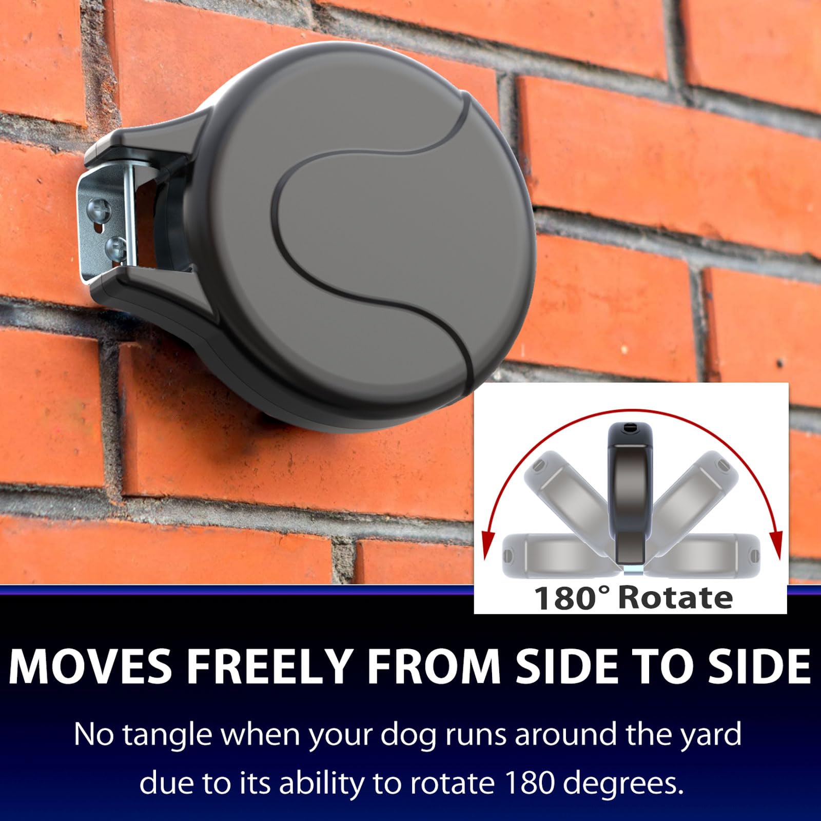 PAWSTATION swivel-base close-up illustrates easy, snag-free setup for pets.