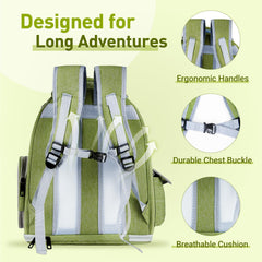 Pawstrip travel carrier shows internal safety tether to help prevent escapes during outings.