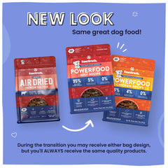 Pawstruck air-dried beef ingredient focus emphasizes single-protein recipe.