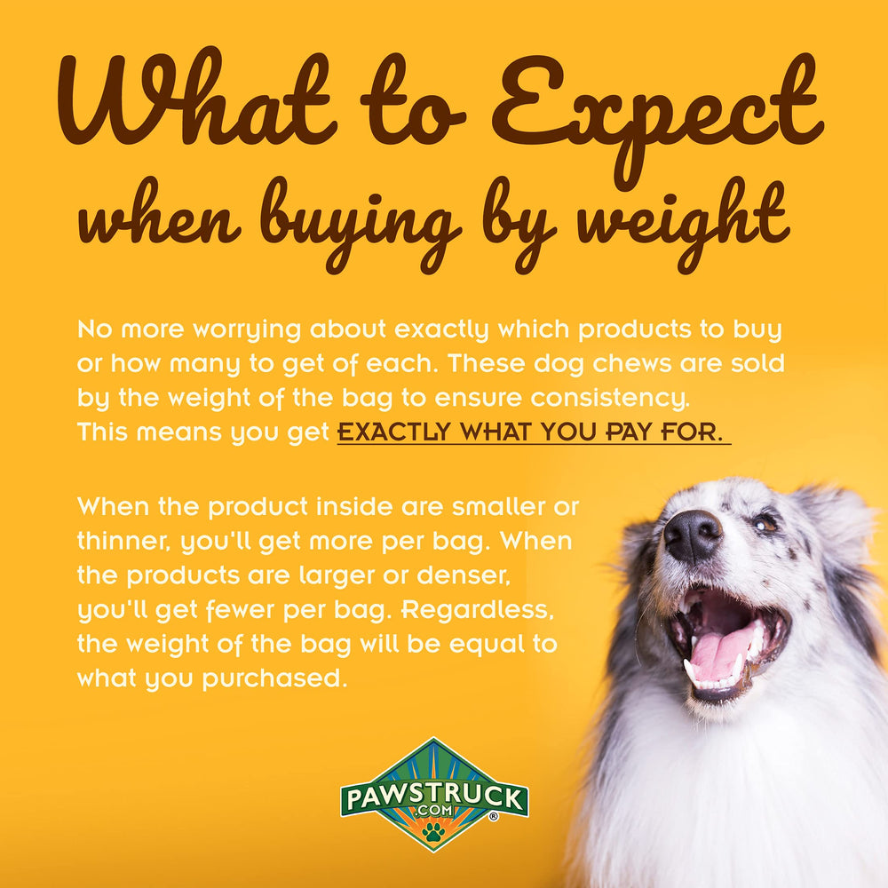 Pawstruck Bully Slices no artificial ingredients note underscores purity.