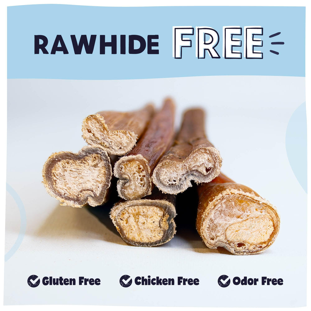 Pawstruck bully sticks meaty scent captures natural aroma during chew