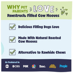 Pawstruck cheese-bacon-filled-cow-hooves packaging variation image, same great quality