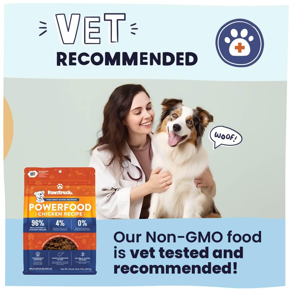 Pawstruck grain-free single-protein formula appeals to dogs with sensitive stomachs.