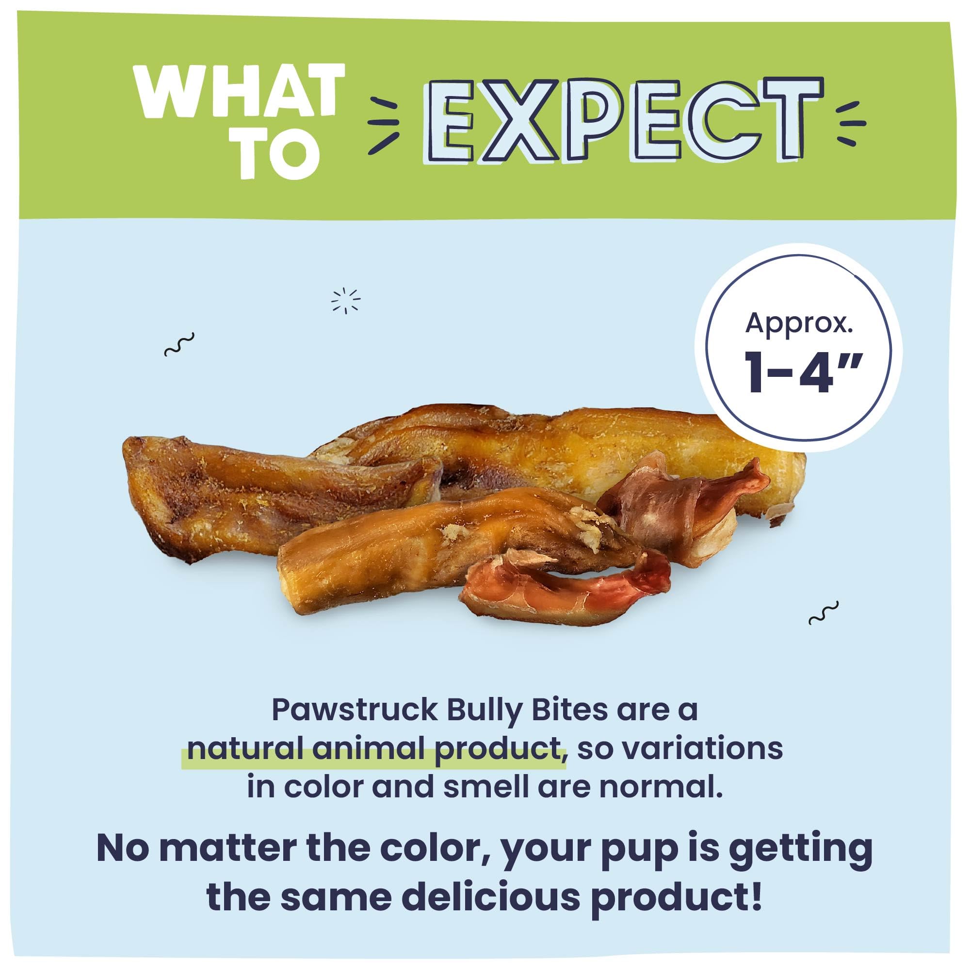 Pawstruck grass-fed beef bully bites, high-protein bite-sized treats.