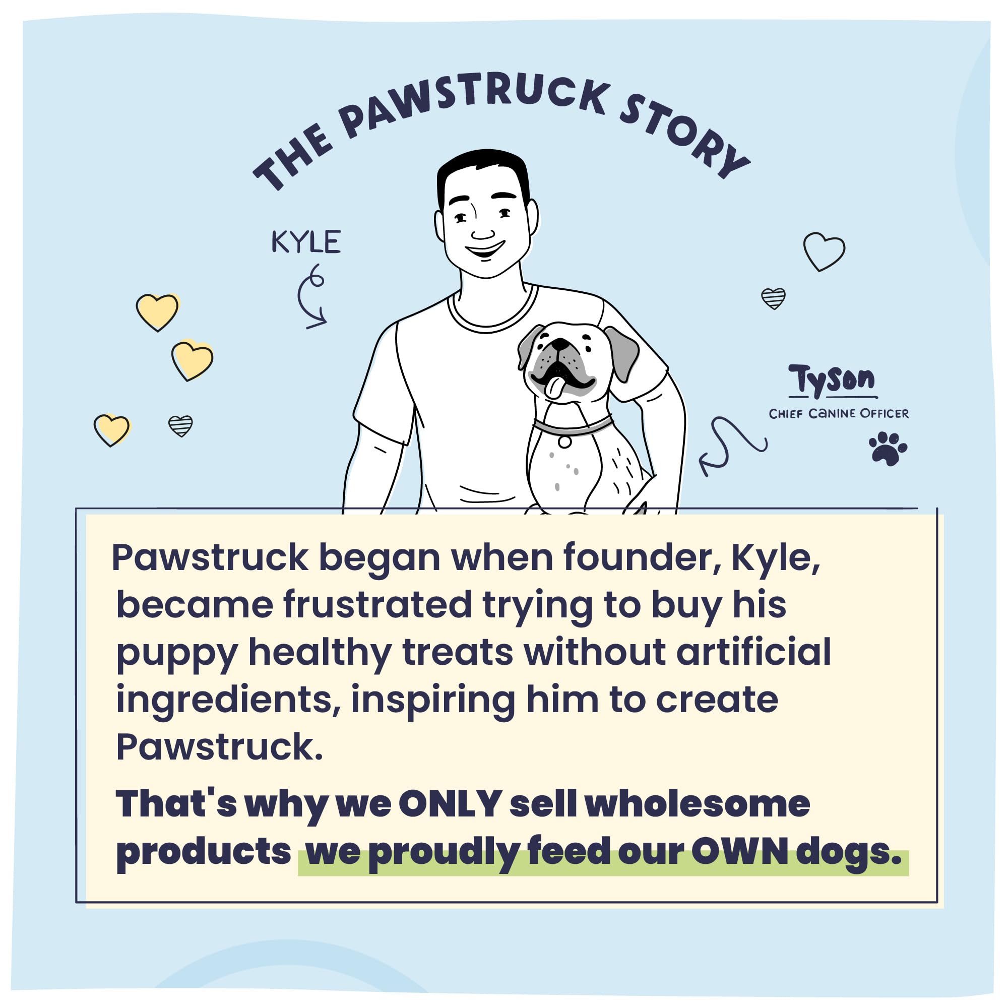 Pawstruck packaging-variety alert highlighting updated look while preserving quality