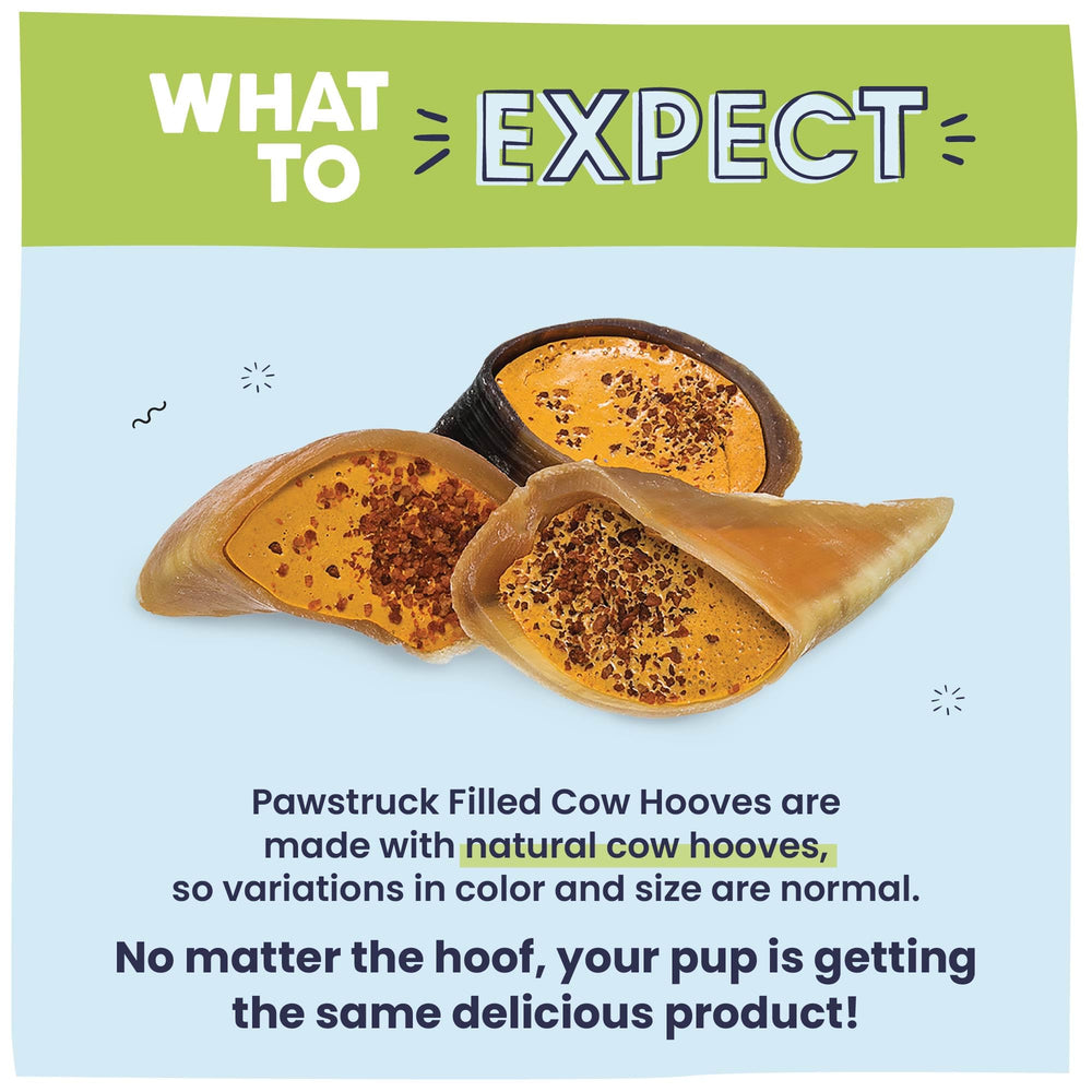 Pawstruck USA-made cow-hoof treat displayed to highlight Midwest production quality