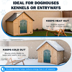 Pawtenda easy-clean PVC flap resists dirt for hygienic use