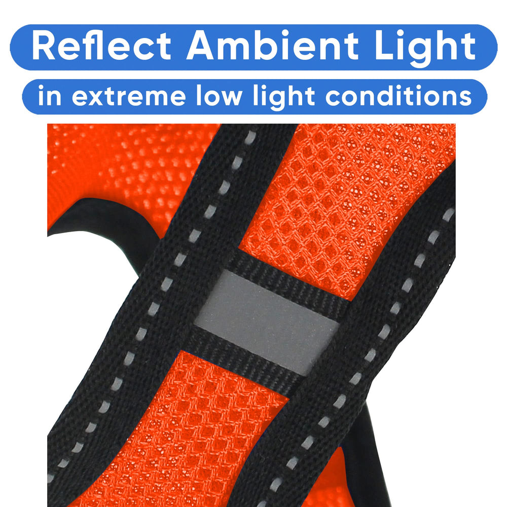 Pawtitas breathable air mesh material for cool, comfortable outings