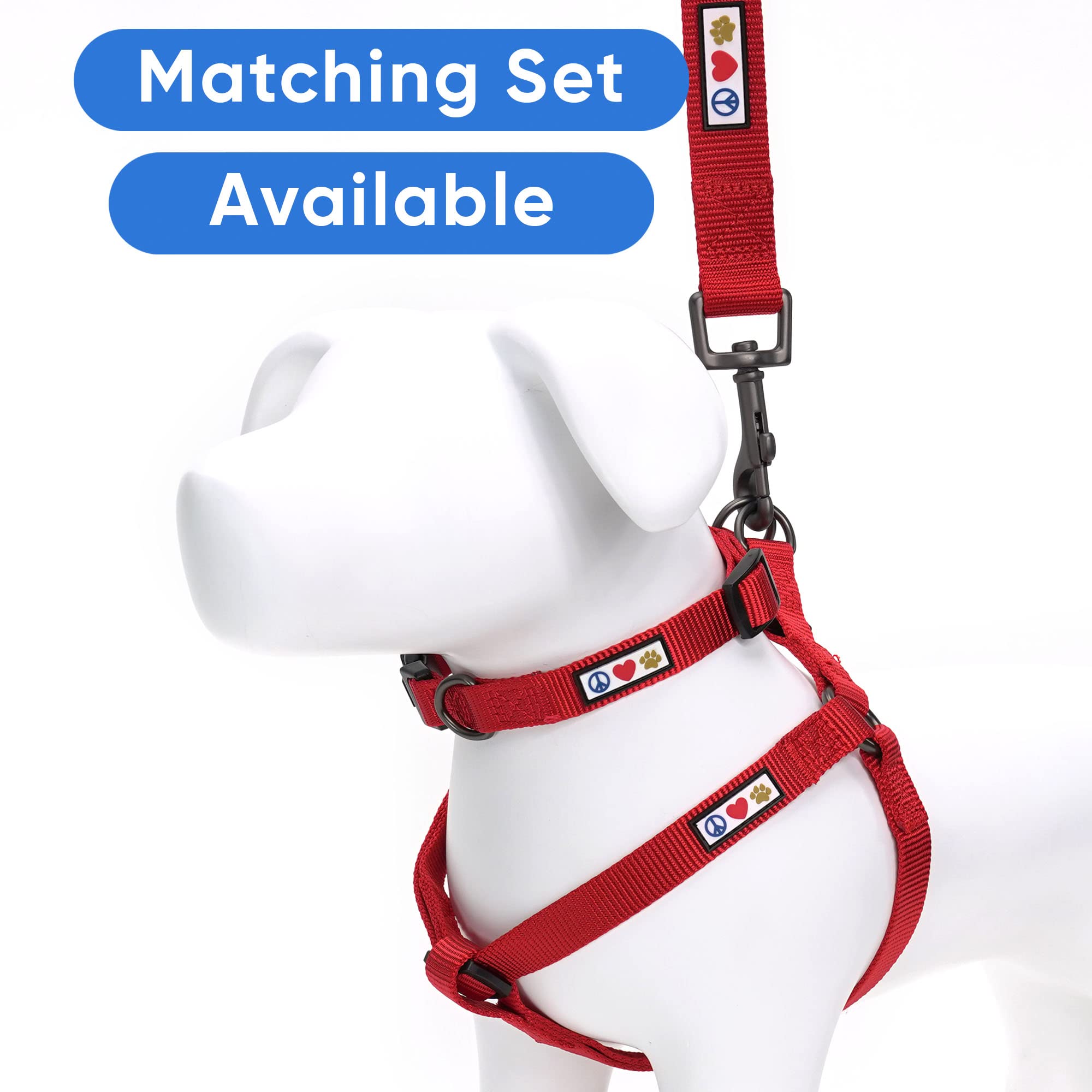 Pawtitas extra-small red collar durable strap detail