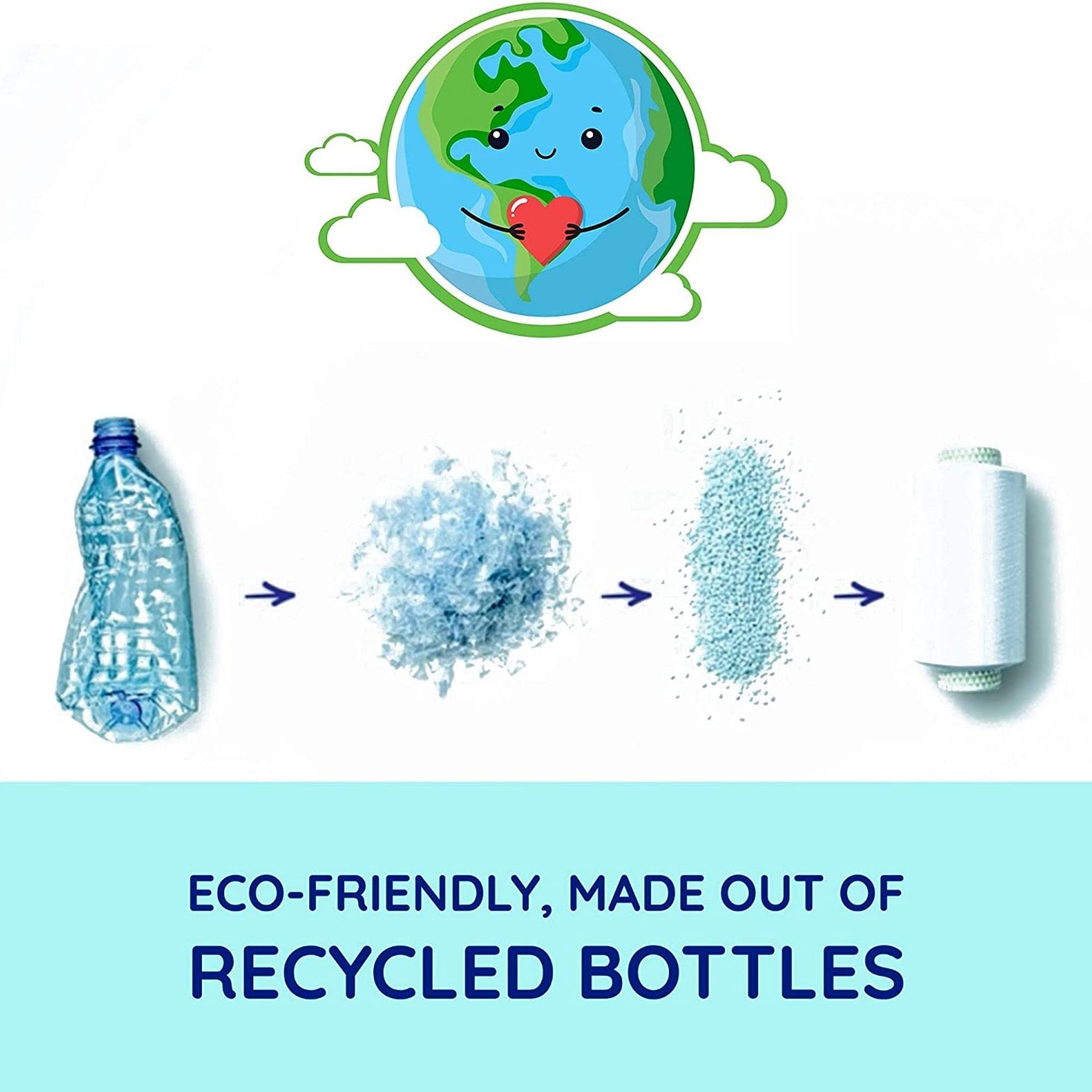 Pawtitas Recycled Green Reflective Cat Collar packaging image highlights eco-friendly origin.