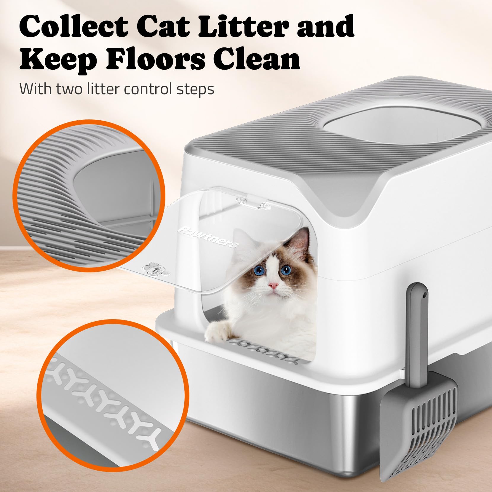 Pawtners anti-leakage design helps keep floors dry between cleanups.