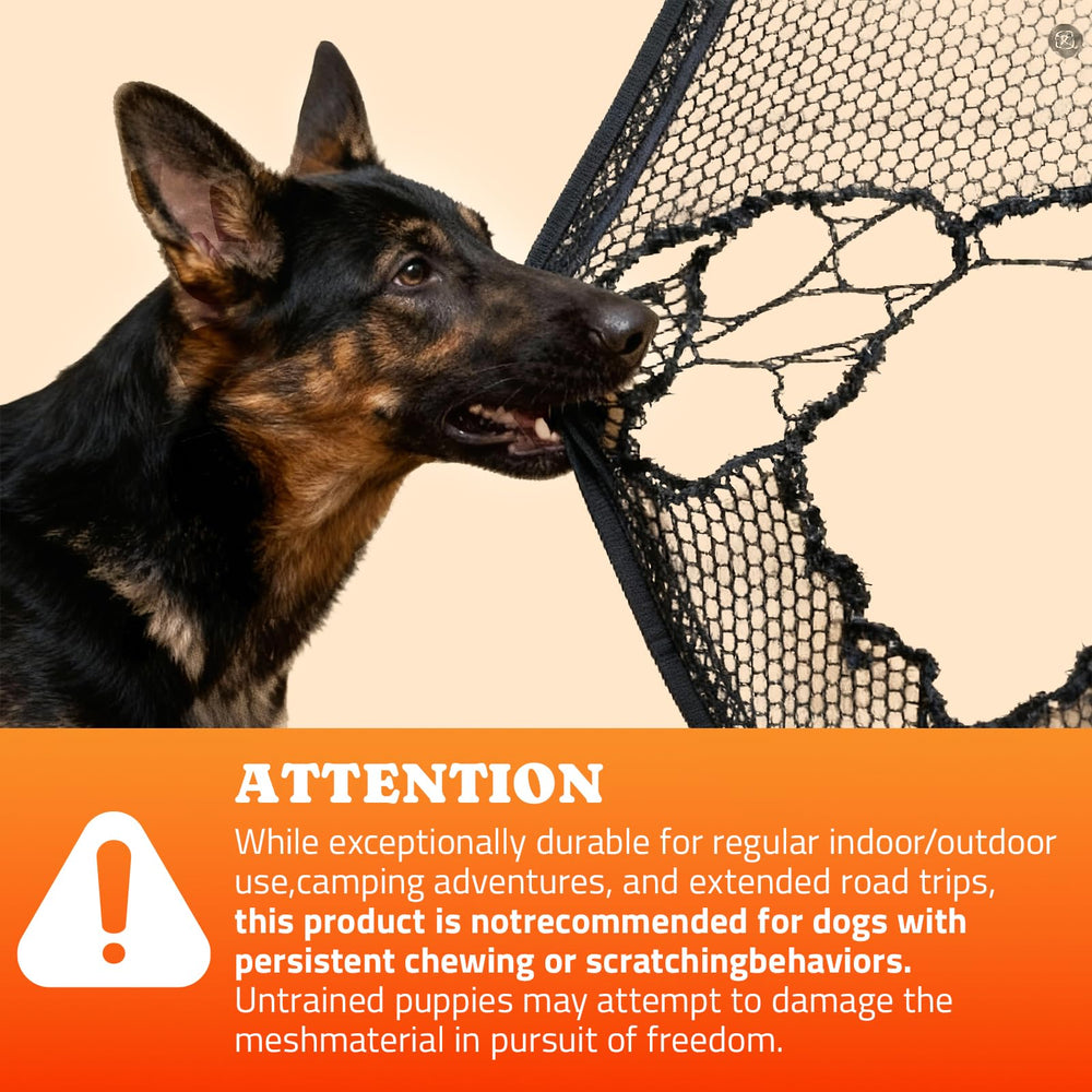 Pawtners collapsible dog crate durable-fabric ensures long-term use.