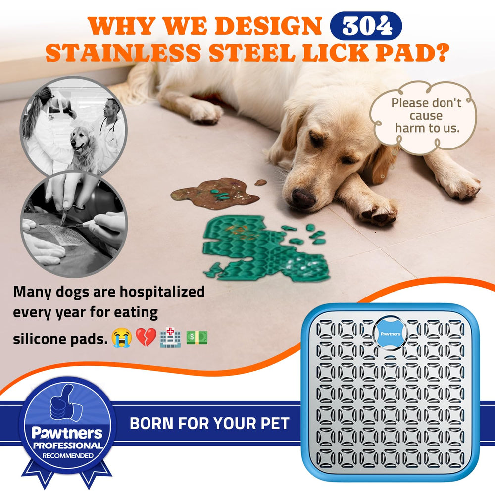 Pawtners lick mat dishwasher-safe cleaning makes maintenance quick.