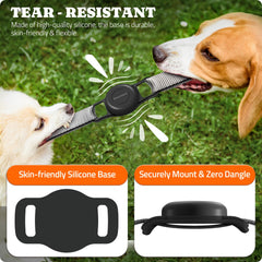 Pawtners rotating lid design makes AirTag insertion quick without collar damage