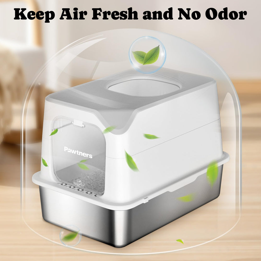 Pawtners scooper included for quick and easy cleanup.