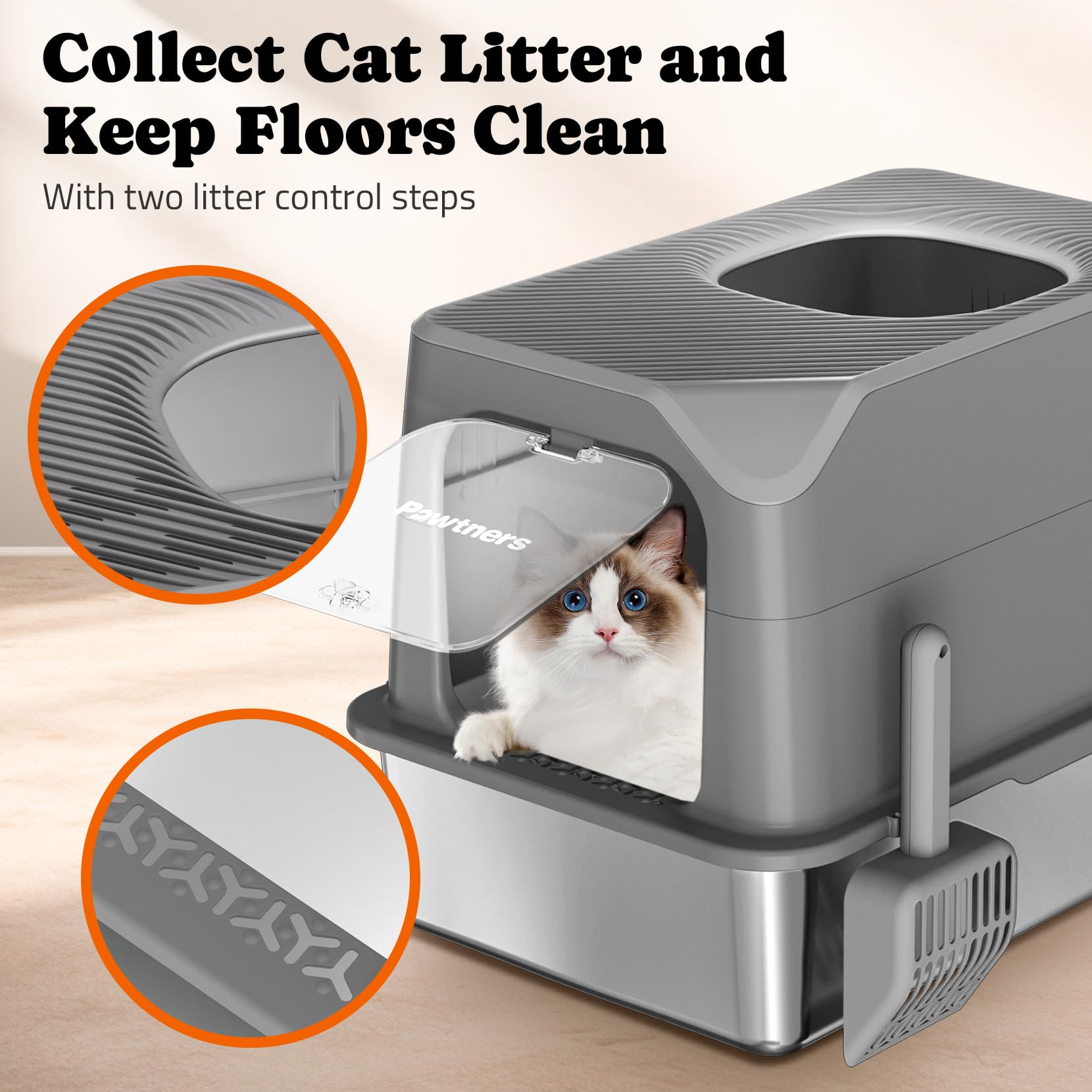 Pawtners non-stick surface simplifies cleaning and maintenance after use