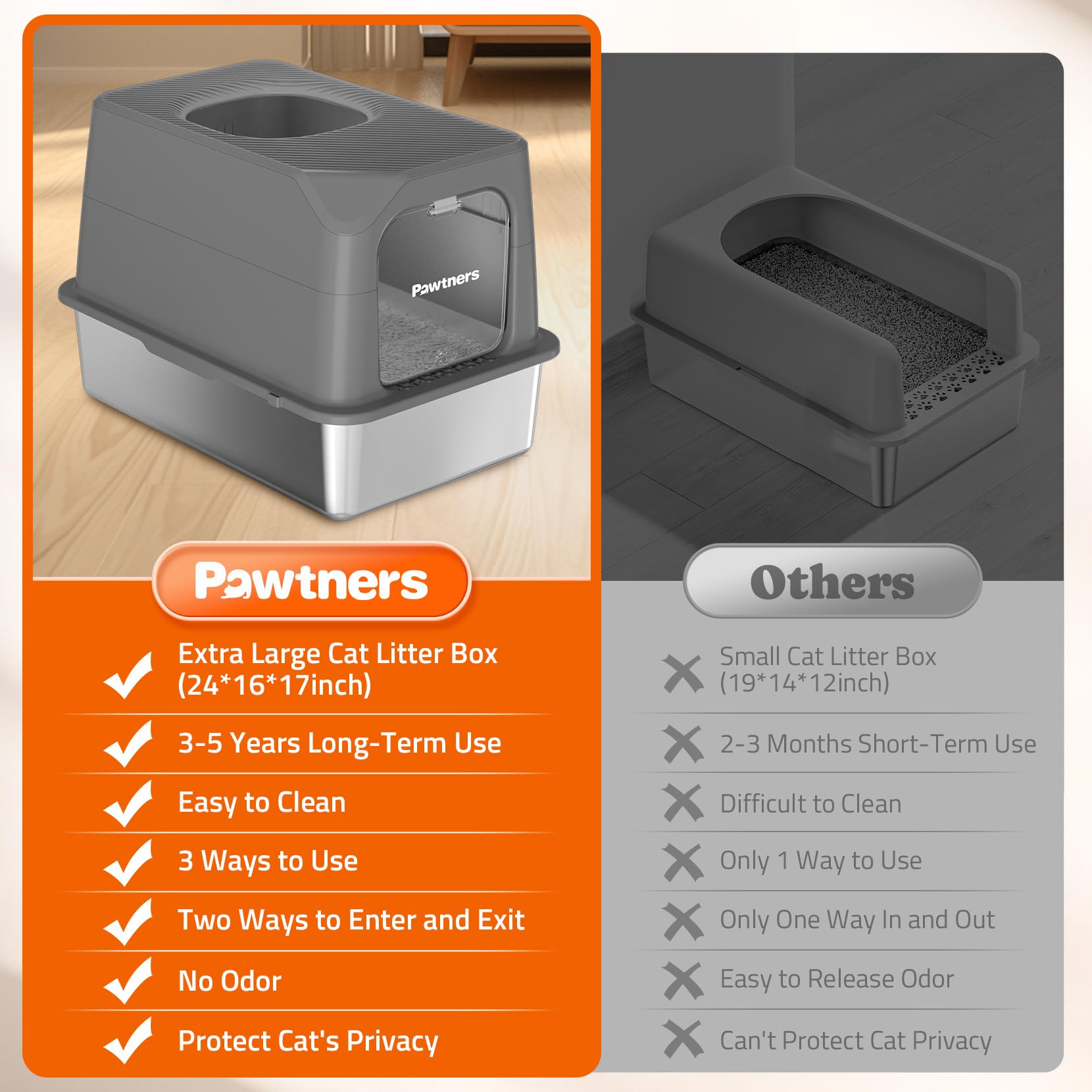 Pawtners odor-control design keeps living spaces fresher between cleanings