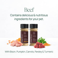 pawTree pawPairings cat meal topper makes meals more appealing.