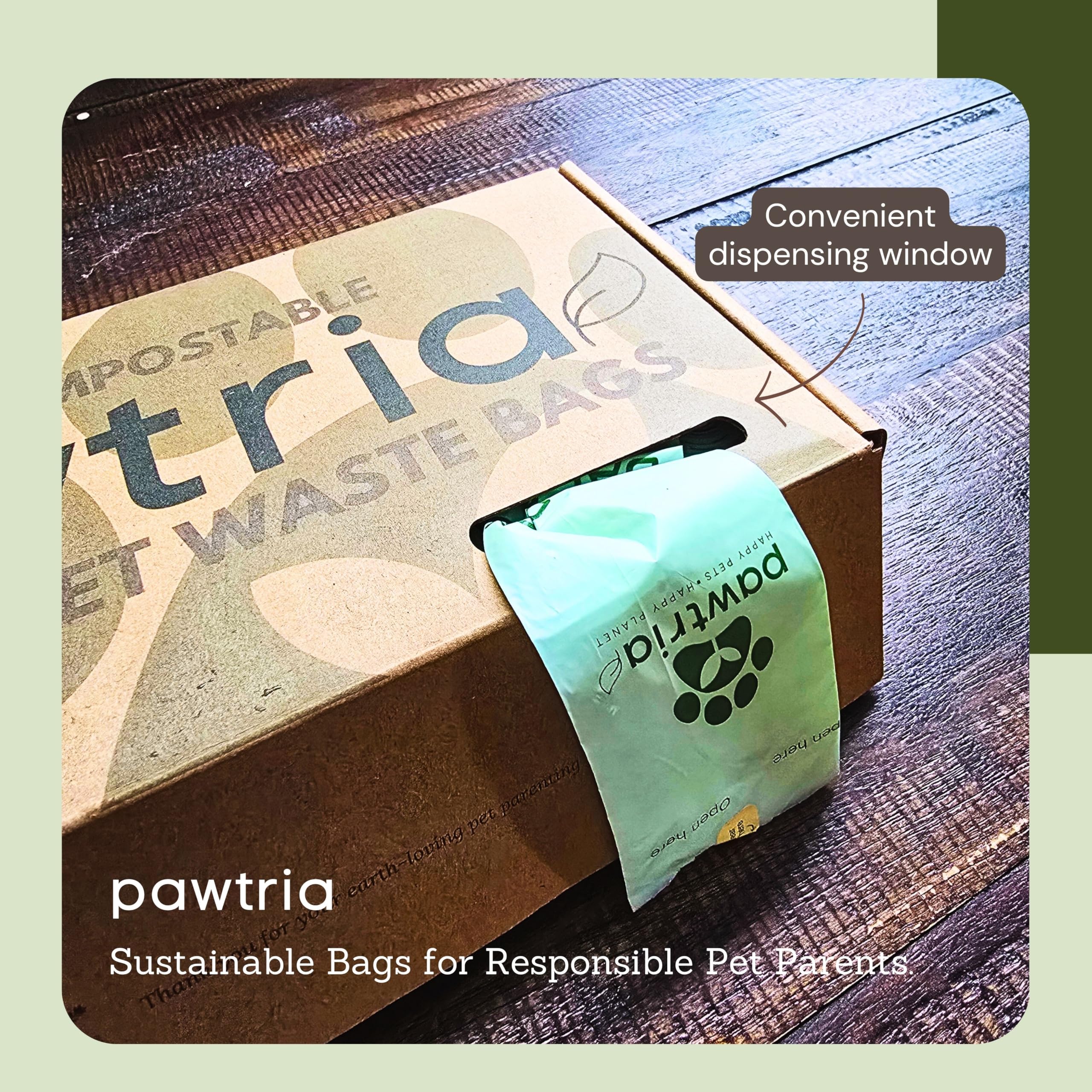 Pawtria 20-micron leak-proof bags on a roll show odor-lock performance