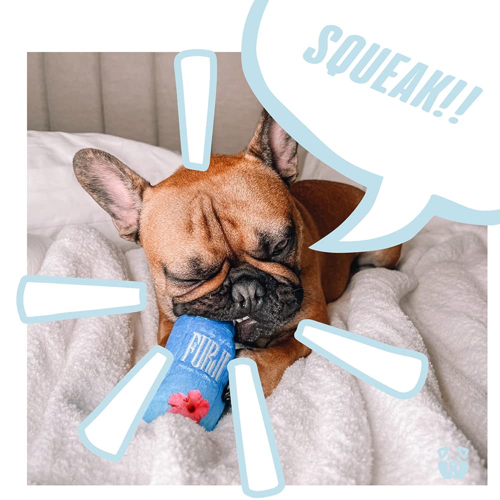 Pawty Dog Toys Furji parody drink toy with playful design