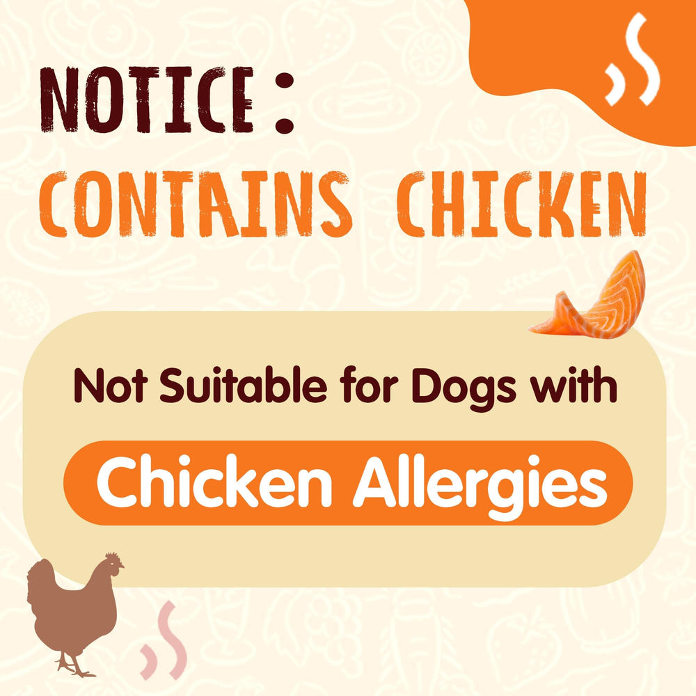 PAWUP 12.5oz bag label underscores size and shareable portions.