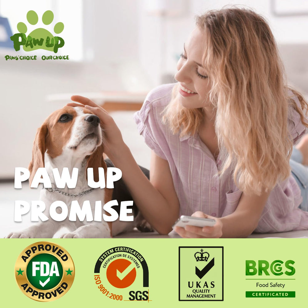 PAWUP chicken neck whole-piece shows natural single-ingredient treat