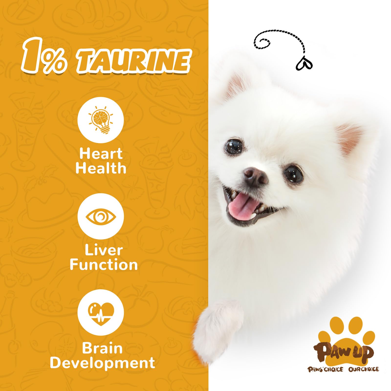 PAWUP Chicken Rings in-mouth demo illustrates gentle chews for seniors