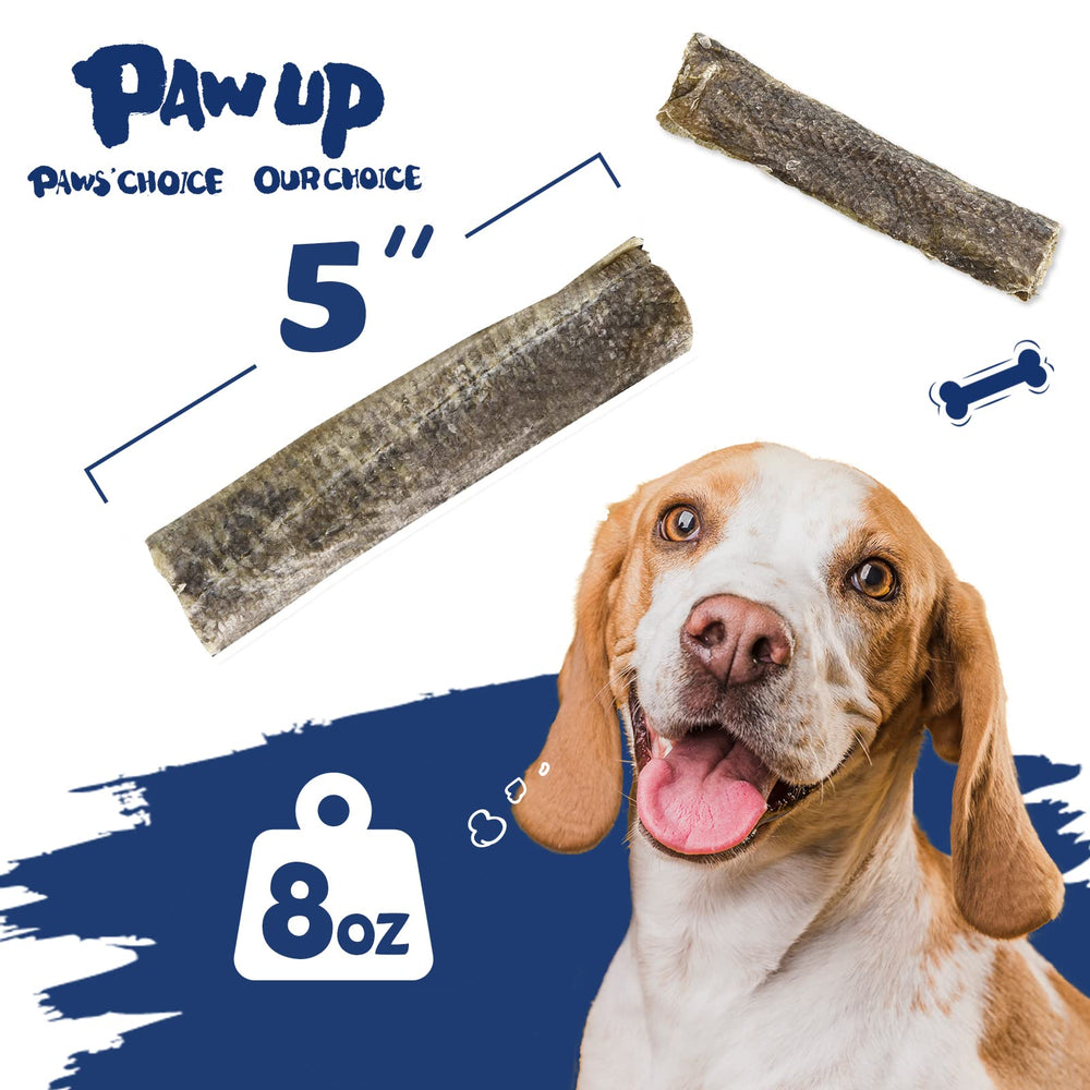 PAWUP cod skins rolls closeup highlighting crunchy texture ideal for chewers