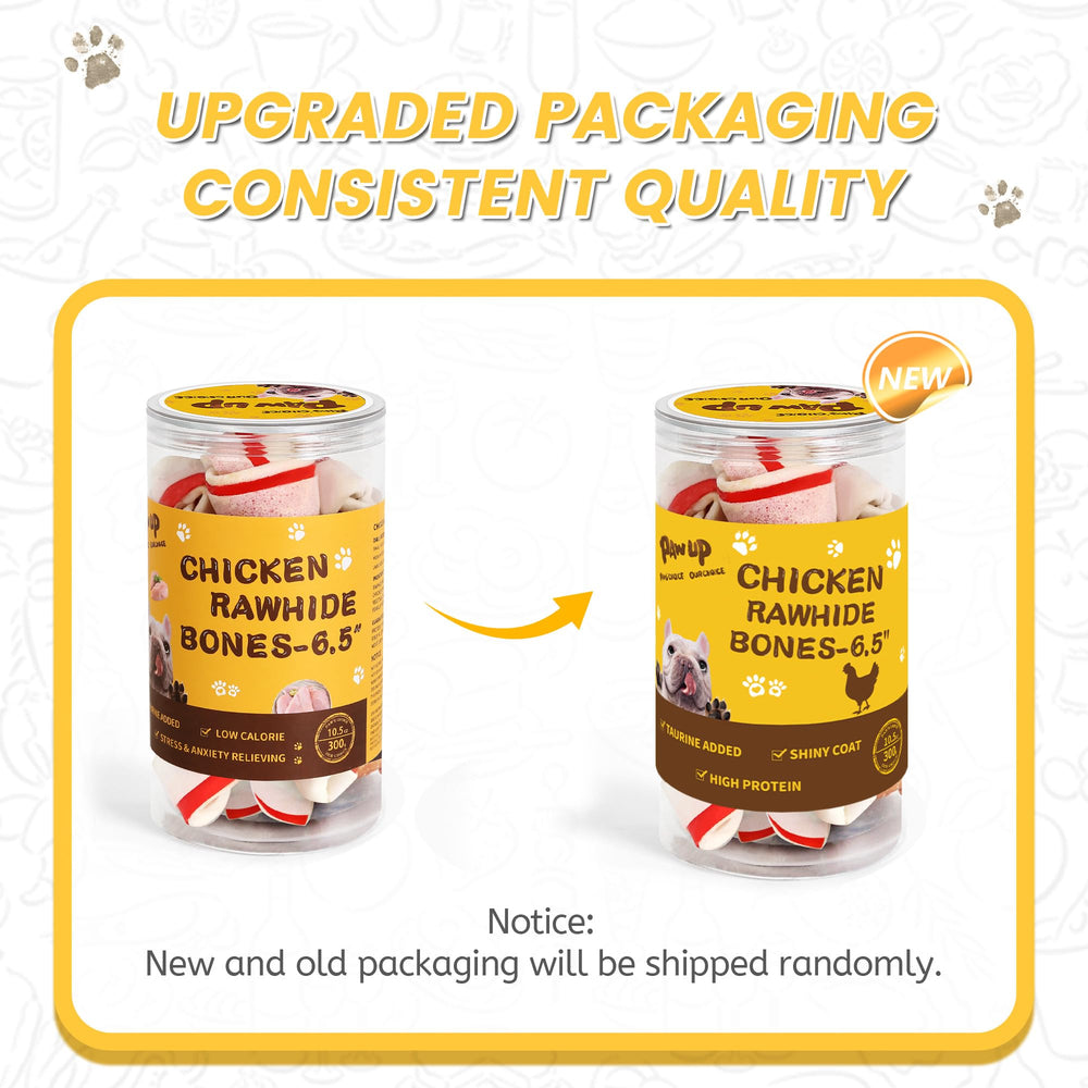 PAWUP dog enjoying treat with happy expression.