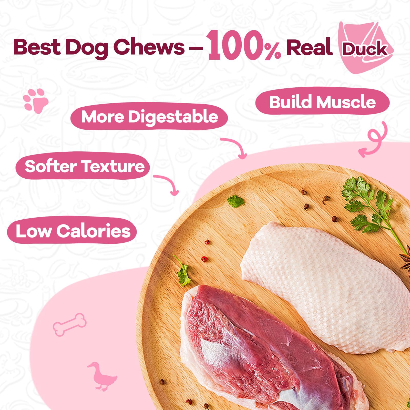 PAWUP Durabilidad de masticación: anillo resistente para perros activos.
