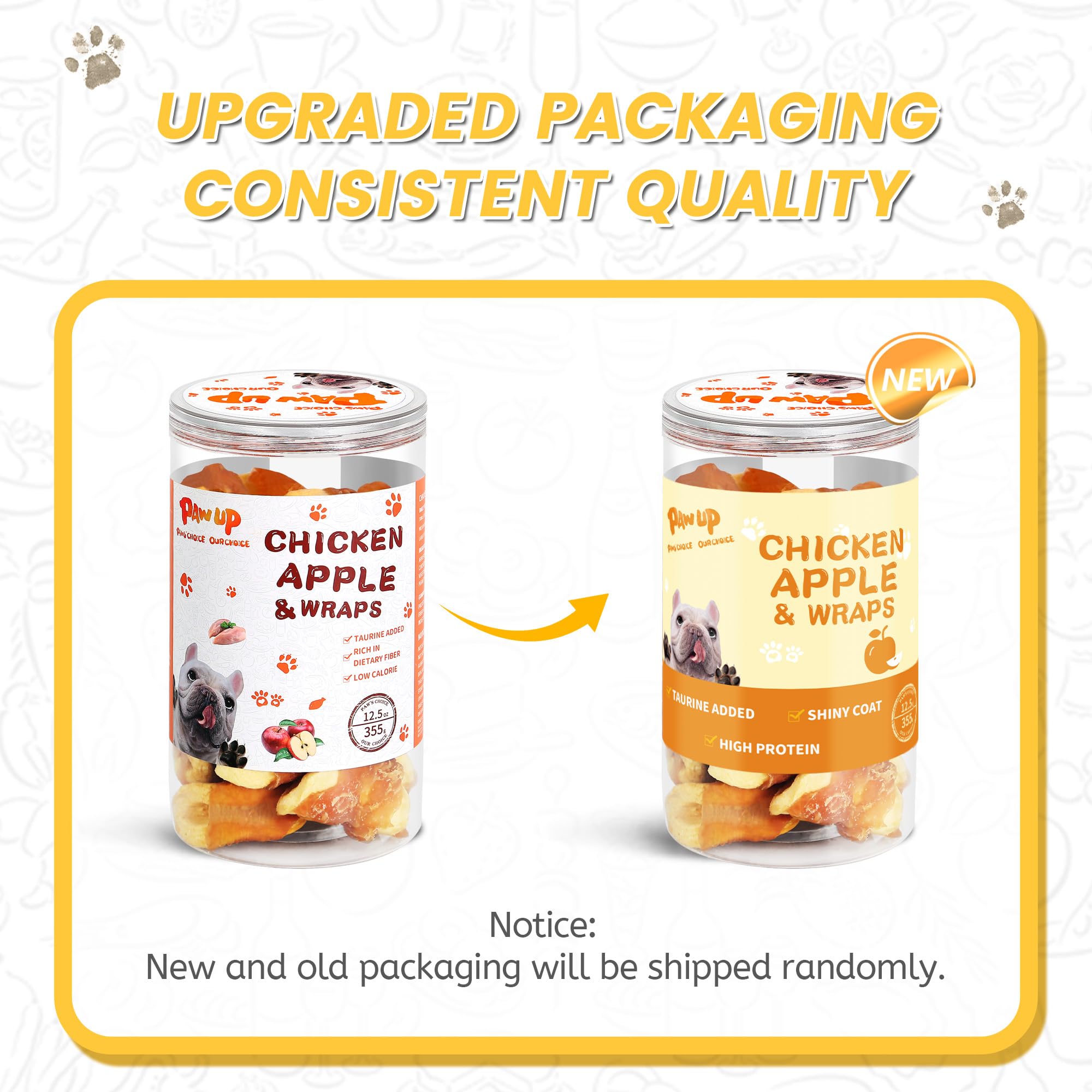 PAWUP Easy-storage training treats shown in resealable container