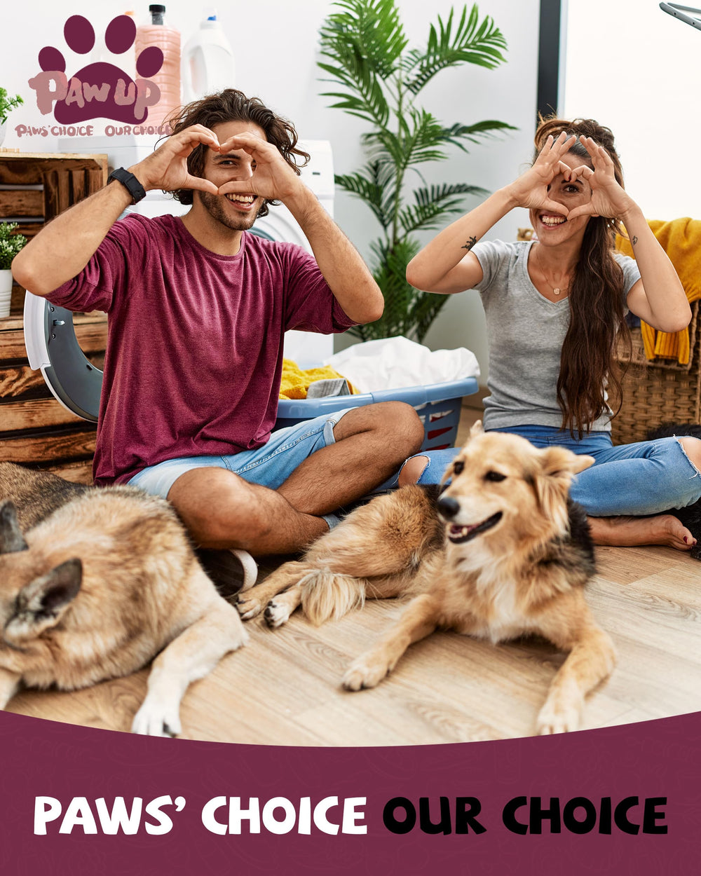 PAWUP high-fiber dog treats, designed to support digestion during snacking.