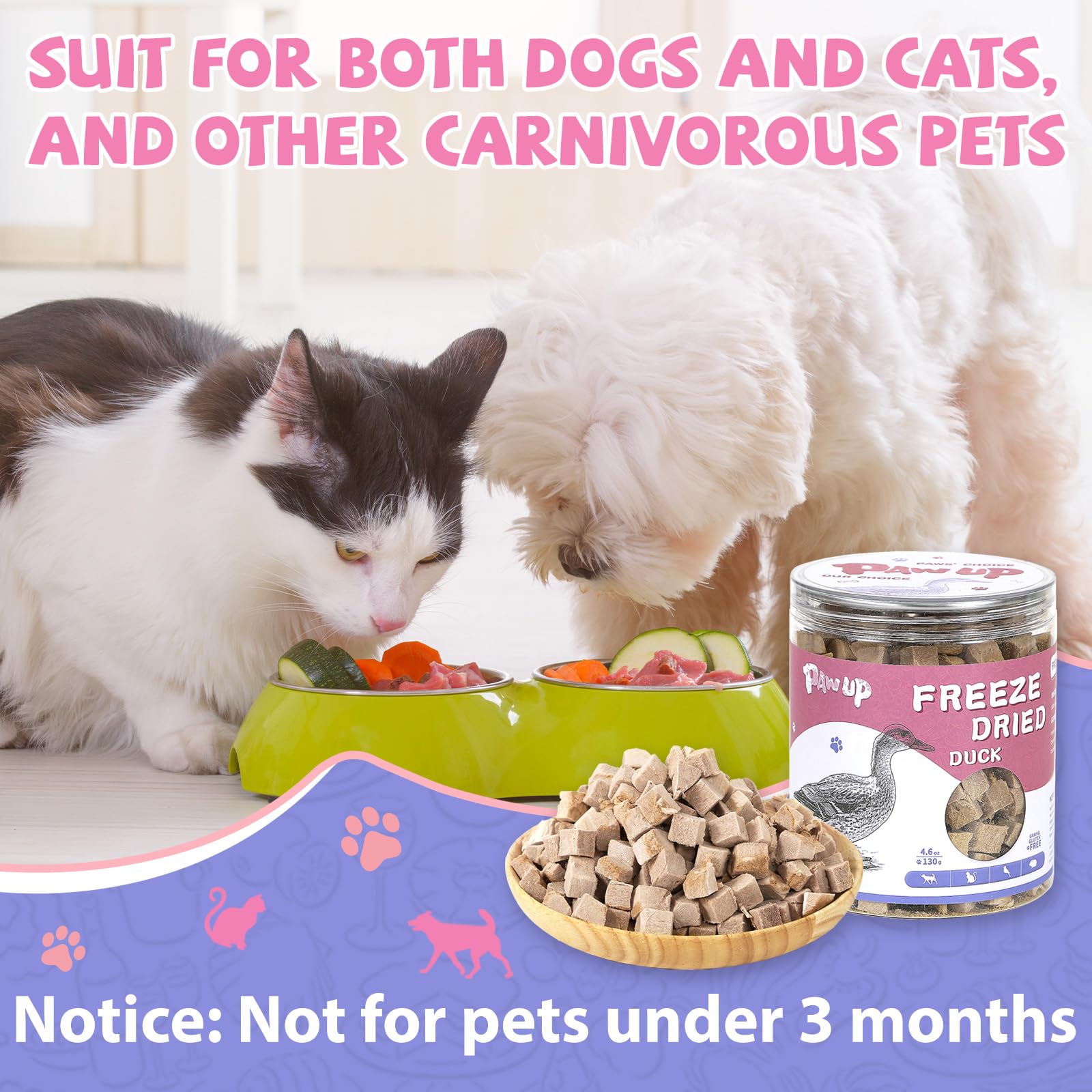 PAWUP meal topper—enhanced aroma and flavor.