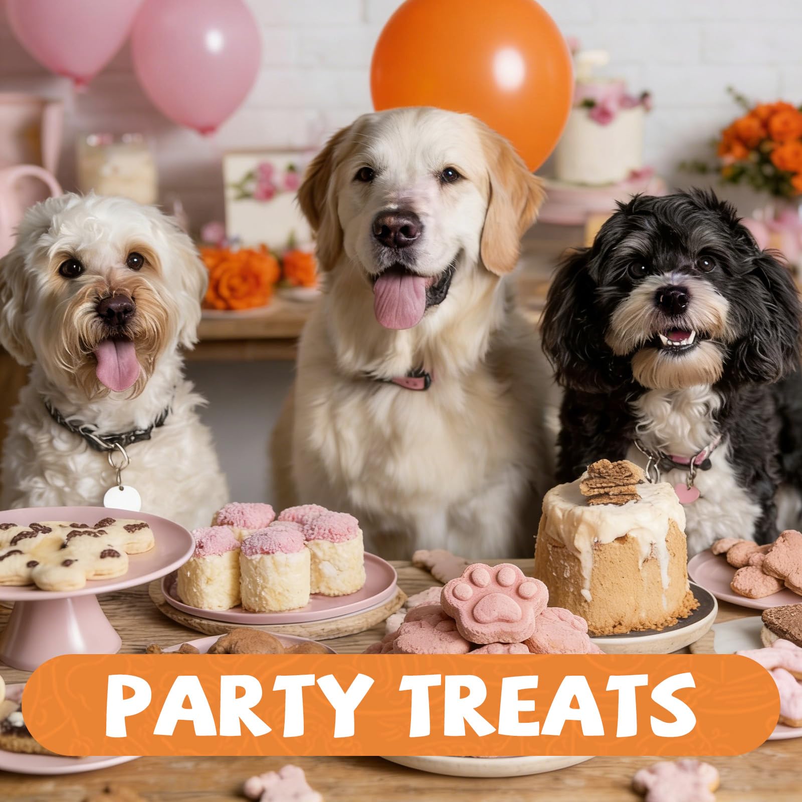 PAWUP paw shaped treats add a fun mealtime reward.